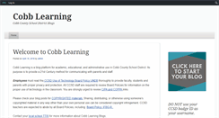 Desktop Screenshot of cobblearning.net