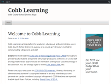 Tablet Screenshot of cobblearning.net